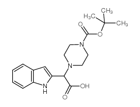 cas no 885275-32-1 is 1-BOC-4-[CARBOXY-(1H-INDOL-2-YL)-METHYL]-PIPERAZINE