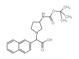 cas no 885275-87-6 is (3-BOC-AMINO-PIPERIDIN-1-YL)-NAPHTHALEN-2-YL-ACETICACID