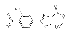 cas no 885278-57-9 is 2-(3-METHYL-4-NITRO-PHENYL)-THIAZOLE-4-CARBOXYLIC ACID ETHYL ESTER