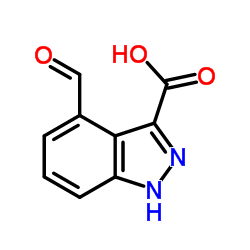 cas no 885519-90-4 is 4-Formyl-1H-indazole-3-carboxylic acid