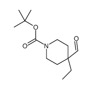 cas no 885523-41-1 is 1-BOC-4-ETHYL-4-FORMYL-PIPERIDINE