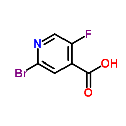 cas no 885588-12-5 is 2-Bromo-5-fluoroisonicotinic acid
