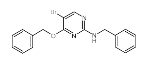 cas no 885952-25-0 is 2-benzylamino-4-benzyloxy-5-bromopyrimidine