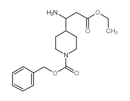 cas no 886362-29-4 is benzyl 4-(1-amino-3-ethoxy-3-oxopropyl)piperidine-1-carboxylate