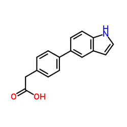 cas no 886363-28-6 is [4-(1H-Indol-5-yl)phenyl]acetic acid