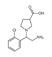 cas no 886363-83-3 is 1-[2-AMINO-1-(2-CHLORO-PHENYL)-ETHYL]-PYRROLIDINE-3-CARBOXYLICACID