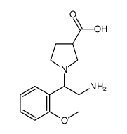 cas no 886363-84-4 is 1-[2-AMINO-1-(2-METHOXY-PHENYL)-ETHYL]-PYRROLIDINE-3-CARBOXYLICACID