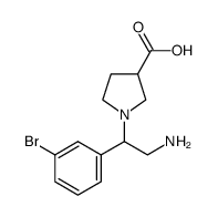 cas no 886363-90-2 is 1-[2-AMINO-1-(3-BROMO-PHENYL)-ETHYL]-PYRROLIDINE-3-CARBOXYLICACID