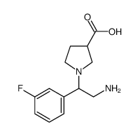 cas no 886363-93-5 is 1-[2-AMINO-1-(3-FLUORO-PHENYL)-ETHYL]-PYRROLIDINE-3-CARBOXYLICACID