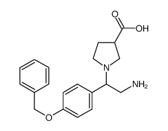 cas no 886363-97-9 is 1-[2-AMINO-1-(4-BENZYLOXY-PHENYL)-ETHYL]-PYRROLIDINE-3-CARBOXYLICACID