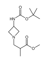 cas no 886364-58-5 is 3-(3-TERT-BUTOXYCARBONYLAMINO-AZETIDIN-1-YL)-2-METHYL-PROPIONICACIDMETHYLESTER