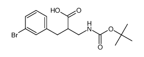 cas no 886364-87-0 is 2-N-BOC-2-AMINOMETHYL-3-(3-BROMO-PHENYL)-PROPIONIC ACID