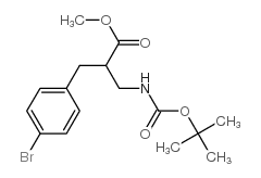 cas no 886366-46-7 is METHYL 2-N-BOC-2-AMINOMETHYL-3-(4-BROMO-PHENYL)-PROPIONATE