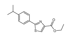 cas no 886368-07-6 is ETHYL 2-(4-ISOPROPYLPHENYL)THIAZOLE-4-CARBOXYLATE