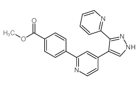 cas no 886444-10-6 is METHYL 4-(4-(3-(PYRIDIN-2-YL)-1H-PYRAZOL-4-YL)PYRIDIN-2-YL)BENZOATE