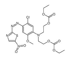 cas no 88684-29-1 is 5-Chloro-N,N-bis[2-(ethoxy carbonyloxy) ethyl]-2-methoxy-4-(5-nitro-1,3-thiazol-2-ylazo) aniline
