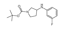 cas no 887578-60-1 is 3-(3-FLUORO-PHENYLAMINO)-PYRROLIDINE-1-CARBOXYLIC ACID TERT-BUTYL ESTER