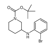 cas no 887584-08-9 is 1-BOC-3-(2-BROMO-PHENYLAMINO)-PIPERIDINE