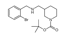 cas no 887587-10-2 is 1-BOC-3-[(2-BROMO-BENZYLAMINO)-METHYL]-PIPERIDINE