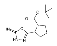 cas no 887587-93-1 is 2-(5-AMINO-[1,3,4]OXADIAZOL-2-YL)-PYRROLIDINE-1-CARBOXYLIC ACID TERT-BUTYL ESTER