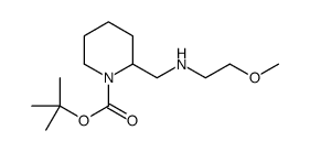 cas no 887588-49-0 is 1-BOC-2-[(2-METHOXY-ETHYLAMINO)-METHYL]-PIPERIDINE