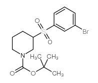 cas no 887590-11-6 is 3-(3-BROMO-BENZENESULFONYL)-PIPERIDINE-1-CARBOXYLIC ACID TERT-BUTYL ESTER