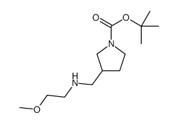 cas no 887591-57-3 is 1-BOC-3-[(2-METHOXY-ETHYLAMINO)-METHYL]-PYRROLIDINE