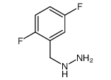 cas no 887595-45-1 is 2,5-DIFLUORO-BENZYL-HYDRAZINE