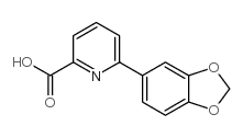 cas no 887983-53-1 is 6-(BENZO[D][1,3]DIOXOL-5-YL)PICOLINIC ACID