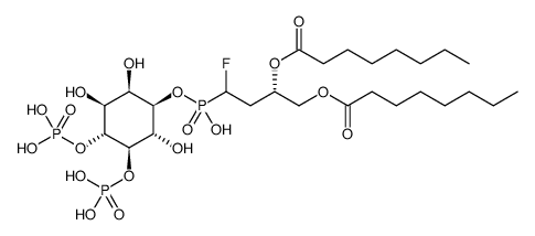 cas no 888472-73-9 is D-myo-Inositol, 4,5-bis(dihydrogen phosphate) 1-[(3S)-1-fluoro-3,4-bis[(1-oxooctyl)oxy]butyl hydrogen phosphate]