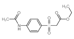 cas no 88881-74-7 is ethyl 2-(4-acetamidophenyl)sulfonylacetate