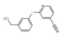 cas no 888968-35-2 is 2-(3-(hydroxymethyl)phenylthio)isonicotinonitrile