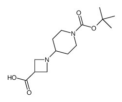 cas no 889953-58-6 is 1-{1-[(tert-butoxy)carbonyl]piperidin-4-yl}azetidine-3-carboxylic acid