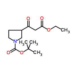 cas no 889955-52-6 is 3-(2-ETHOXYCARBONYL-ACETYL)-PYRROLIDINE-1-CARBOXYLIC ACID TERT-BUTYL ESTER