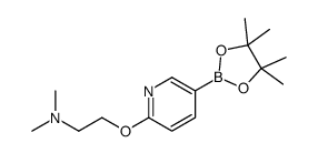 cas no 892501-92-7 is 6-(2-(Dimethylamino)ethoxy)pyridine-3-boronic acid pinacol ester