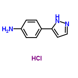 cas no 89260-45-7 is 4-(1H-Pyrazol-5-yl)aniline hydrochloride (1:1)