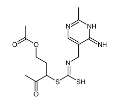 cas no 89285-03-0 is 1-[2-(acetoxy)ethyl]-2-oxopropyl [(4-amino-2-methyl-5-pyrimidinyl)methyl]dithiocarbamate
