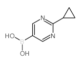 cas no 893567-15-2 is (2-Cyclopropylpyrimidin-5-yl)boronic acid