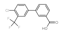 cas no 893637-97-3 is 4'-CHLORO-3'-(TRIFLUOROMETHYL)-[1,1'-BIPHENYL]-3-CARBOXYLIC ACID