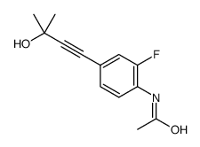cas no 893642-00-7 is N-(2-Fluoro-4-(3-hydroxy-3-methylbut-1-yn-1-yl)phenyl)acetamide