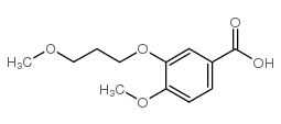 cas no 895240-50-3 is 4-Methoxy-3-(3-methoxypropoxyl)benzoic acid