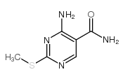 cas no 89533-28-8 is 4-amino-2-(methylthio)pyrimidine-5-carboxamide
