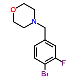 cas no 897016-96-5 is 4-(4-Bromo-3-fluorobenzyl)morpholine