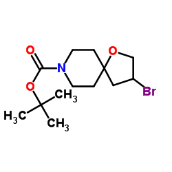 cas no 898157-46-5 is 1-Oxa-8-azaspiro[4,5]decane-8-carboxylic acid,3-bromo-,1,1-dimethylethylester