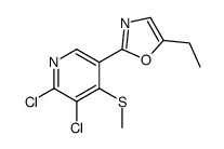 cas no 898228-71-2 is 2-(5,6-dichloro-4-methylsulfanylpyridin-3-yl)-5-ethyl-1,3-oxazole