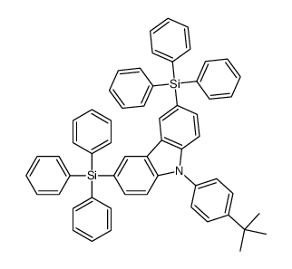 cas no 898546-82-2 is 9-(4-tert-Butylphenyl)-3,6-bis(triphenylsilyl)-9H-carbazole