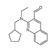 cas no 898911-49-4 is 2-[cyclopentylmethyl(ethyl)amino]quinoline-3-carbaldehyde