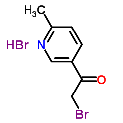 cas no 89978-48-3 is 2-BROMO-1-(6-METHYL-PYRIDIN-3-YL)-ETHANONEHYDROBROMIDE