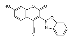 cas no 90146-01-3 is 3-(2-BENZOXAZOLYL)-4-CYANO-7-HYDROXYCOUMARIN