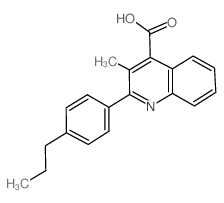 cas no 901555-88-2 is 3-Methyl-2-(4-propylphenyl)quinoline-4-carboxylic acid